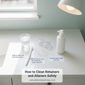 How to Clean Retainers and Aligners Safely