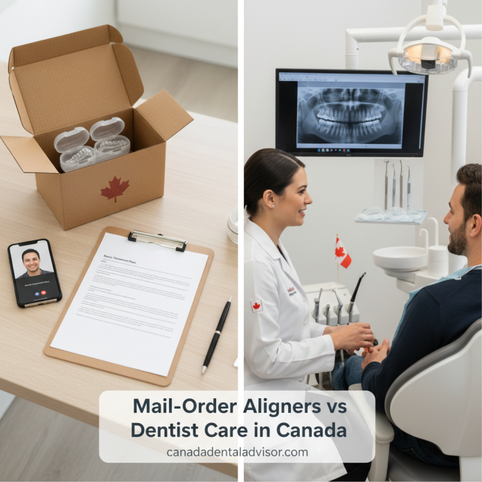 Mail-Order Aligners vs Dentist Care in Canada